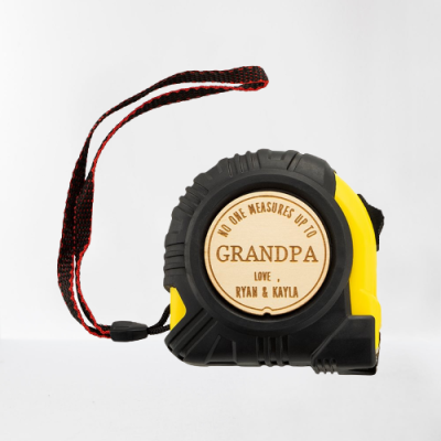 Personalized Father’s Day gift for Dad or Grandpa, Custom tape measure, Gift from kids